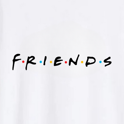 Polera Logo Friends (Blanca)