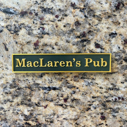 Letrero Maclaren's Pub