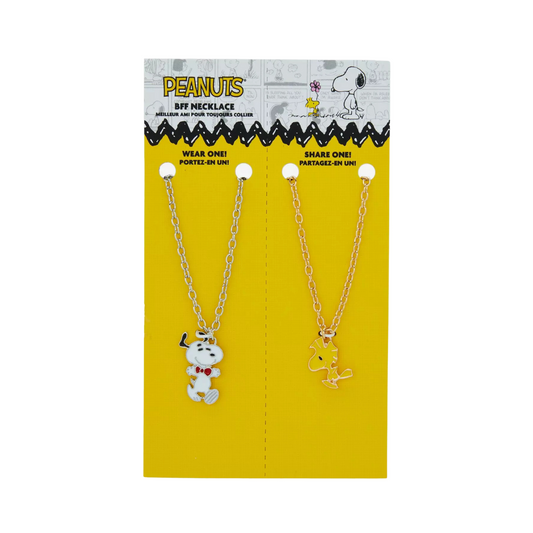 Conjunto de Collares Mejores Amigos Peanuts Snoopy & Woodstock