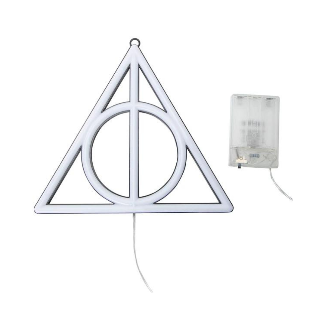 Letrero Neon Reliquias de la Muerte Harry Potter