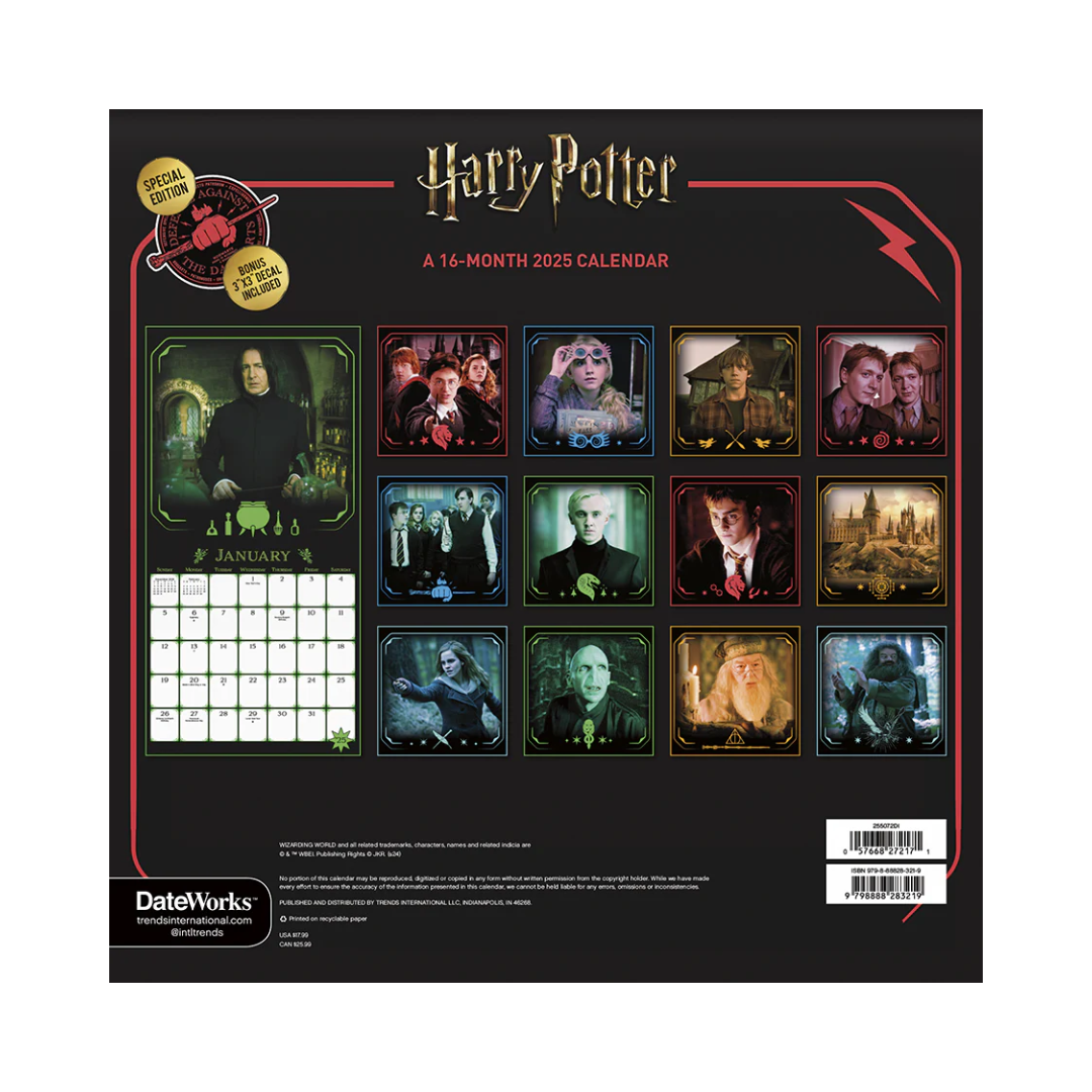 Calendario 2025 Harry Potter