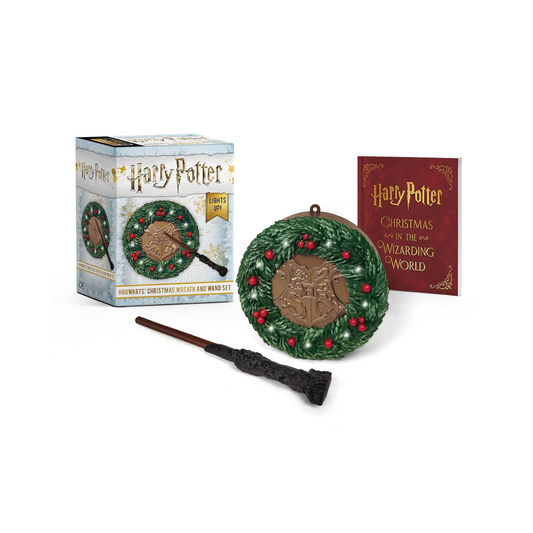 Harry Potter: Guirnalda Hogwarts y varitas de Navidad: ¡Se ilumina!